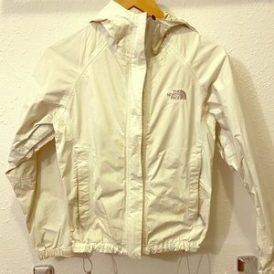 The North Face White Rain Jacket